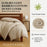 Bamboo Cotton Duvet Cover - Sand
