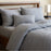 Bamboo Cotton Duvet Cover - Silver