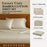 Bamboo Cotton Bed Sheets - Sand