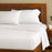 Bamboo Cotton Bed Sheets - Snow