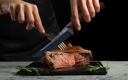 Gathering Steak Knife Stonewash Blade Finish (Pre-Order)