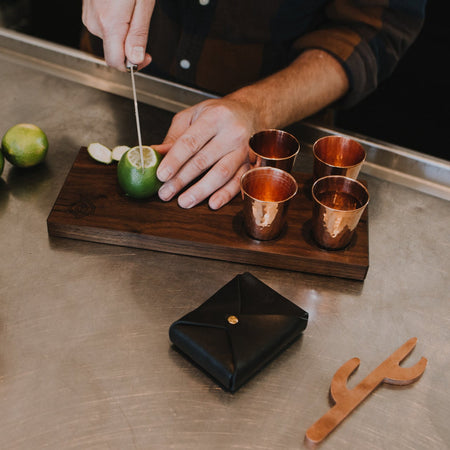 Copper Shot and Garnish Board, a Sertodo and Son of a Sailor collaboration