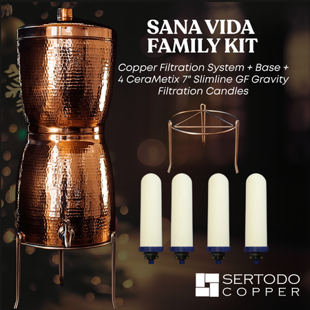 Sana Vida Copper Water Filtration Systems