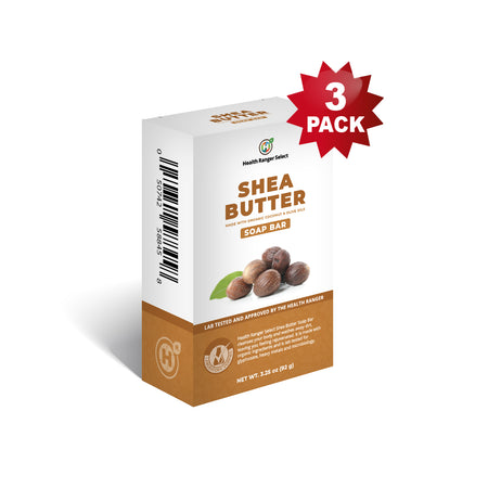 Shea Butter Soap Bar 3.25 oz (92g) (3-Pack)
