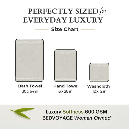 Bamboo Spa Bath Towel – Stone