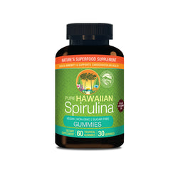 Hawaiian Spirulina Superfood Gummies + Vitamin D3 60 Count