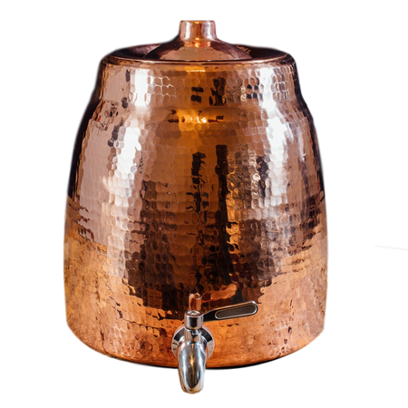 Niagara Copper Water Dispenser with Lid