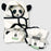 Panda Baby Bath Essentials 8pc Baby Gift Set - White/Black - Final Sale/No Returns