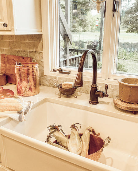 Copper Kitchen Compost Bin (Canisters)