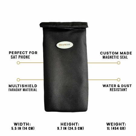 EscapeZone Mobile/Satellite Phone Faraday Bag