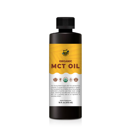 Groovy Bee® Organic MCT Oil 16 fl oz (473ml) (3-Pack)