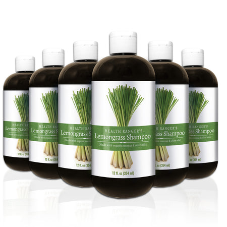 Health Ranger's Lemongrass Shampoo 12oz (6-Pack)