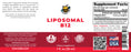 Liposomal Vitamin B12 1 fl. oz (30ml) (3-Pack)