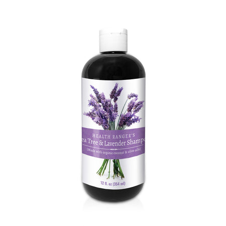 Health Ranger's Tea Tree and Lavender Shampoo 12 oz (6-Pack)