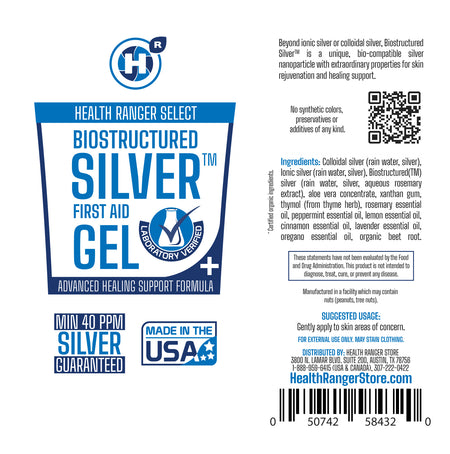 Biostructured Silver™ First Aid Gel Tube 3.38 fl. oz (100 ml)