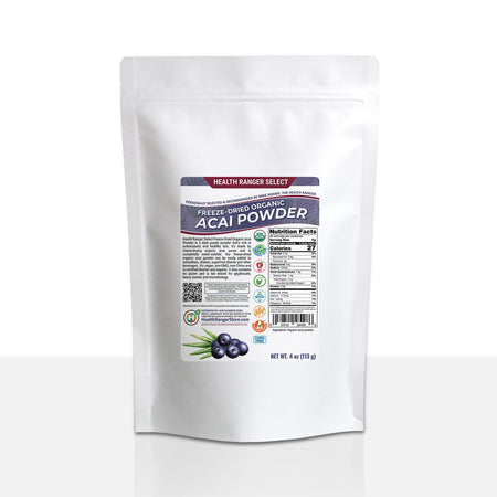 Organic Freeze-Dried Acai Powder 4 oz (113g) (3-Pack)