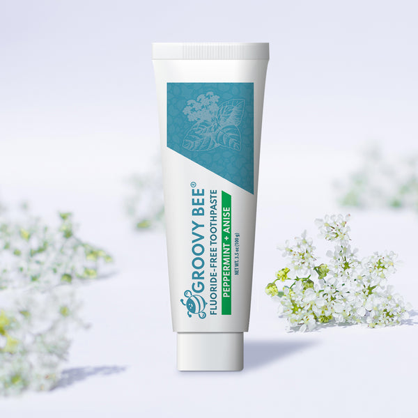 All Natural Fluoride-Free Toothpaste (Peppermint + Aniseed flavor)