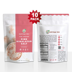 Pink Himalayan Salt Fine Ground 12 oz (340 g) (10-Pack)