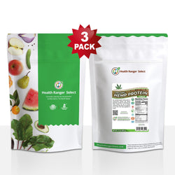 Organic Hemp Protein Powder 12 oz (340 g) (3-Pack)