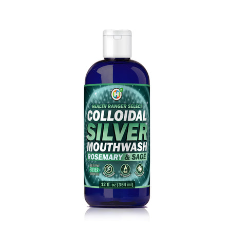 Colloidal Silver Rosemary & Sage Mouthwash 12oz (354ml) (3-Pack)