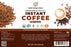 Fair Trade Organic Freeze-Dried Instant Coffee 16oz (454g) #10 CAN (2-Pack)