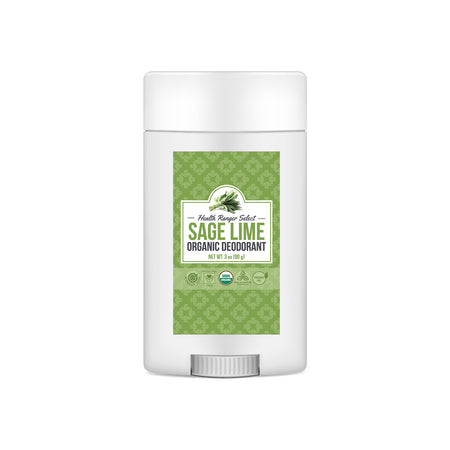 Organic Sage Lime Deodorant 3 oz (90 g)
