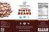 Mega Bucket Organic Pinto Beans (10LB, 4535g)