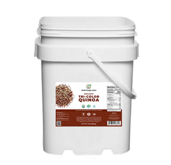 Mega Bucket Organic Tri-color Quinoa (10LB, 4535g)