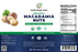 Organic Macadamia Nuts (Unsalted & Whole Kernels) 45.8oz (1300g, #10 Can) (2-Pack)