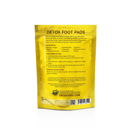 Groovy Bee® Detox Foot Pads (10 Pads/Box) (3-Pack)