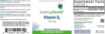 Vitamin D3 - 100 Capsules